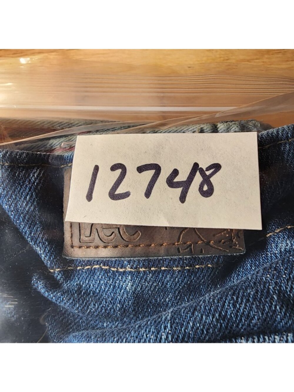 Lee Jeans Womens 16 Short Blue Stretch Denim Relaxed Fit - Picture 13 of 13